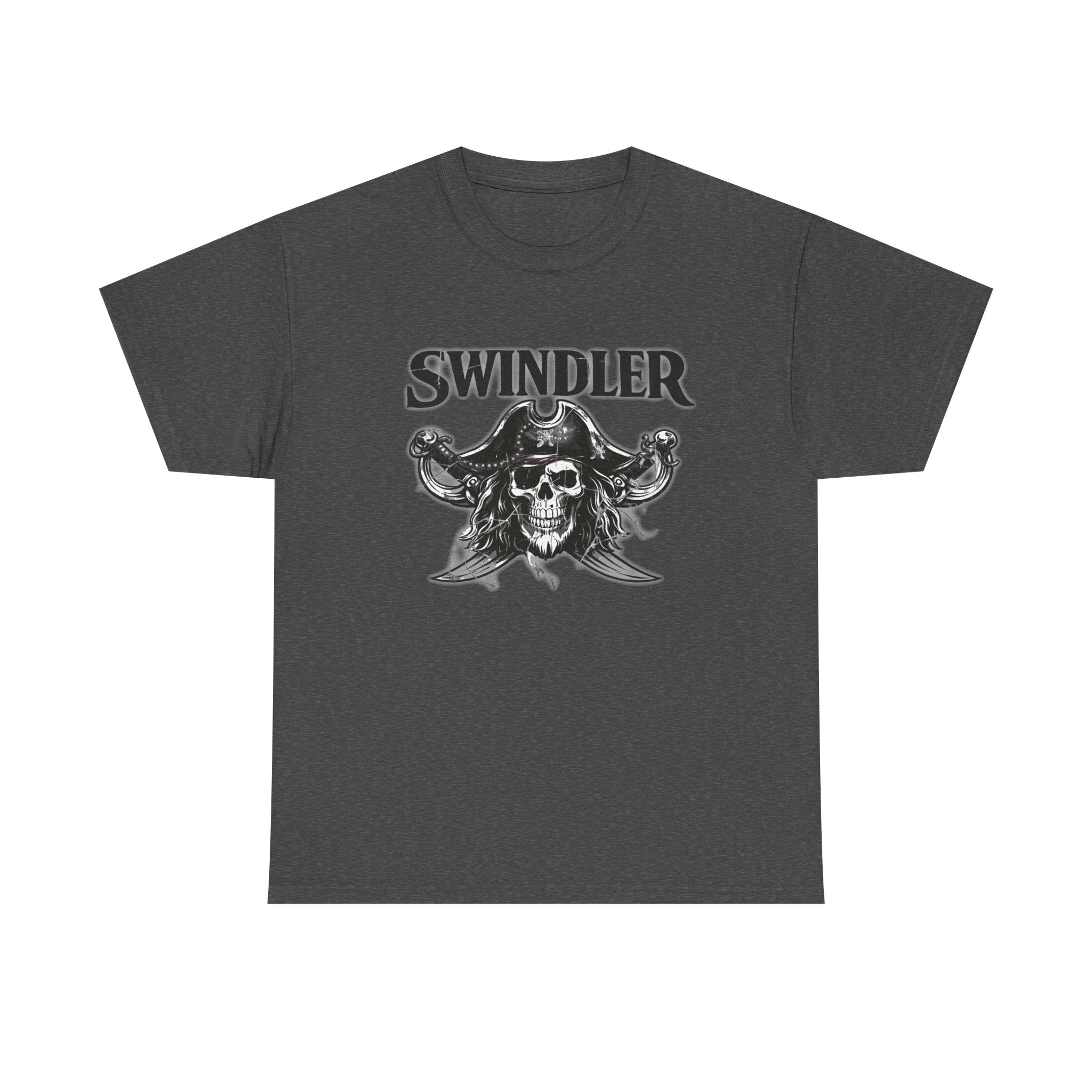 Skull Pirate 'Swindler' Tee - Vintage Skull T-Shirt (Unisex)