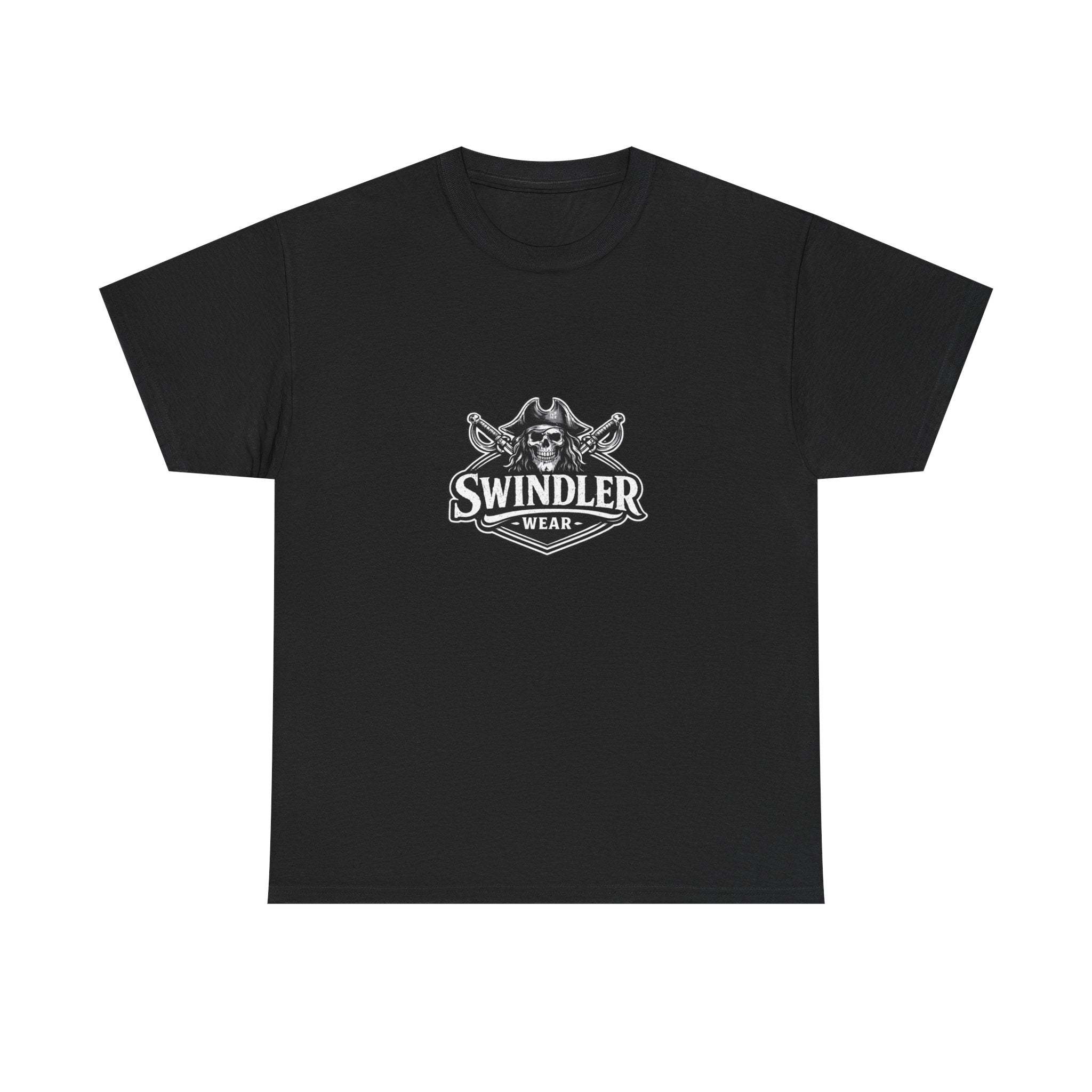 Swindler Wear Skull Logo T-Shirt - Vintage Graphic Tee (Unisex)