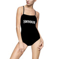 Swimsuit - Black 'SWINDLER' One-Piece Bathing Suit