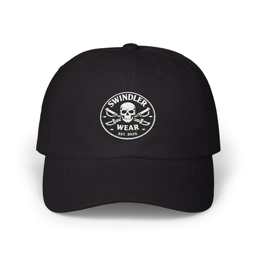 Camo Dad Cap - Swindler T Wear Skull Logo Hat