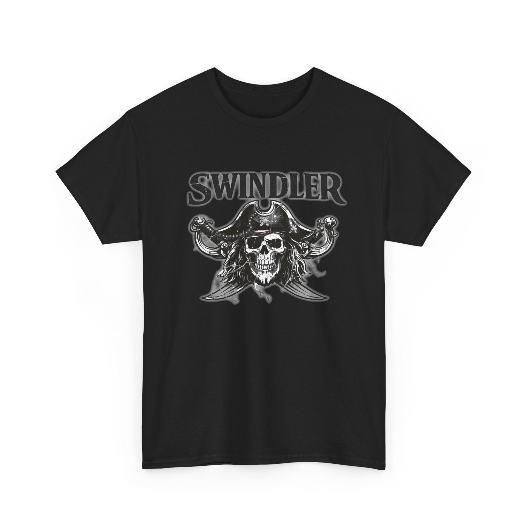 Skull Pirate 'Swindler' Tee - Vintage Skull T-Shirt (Unisex)