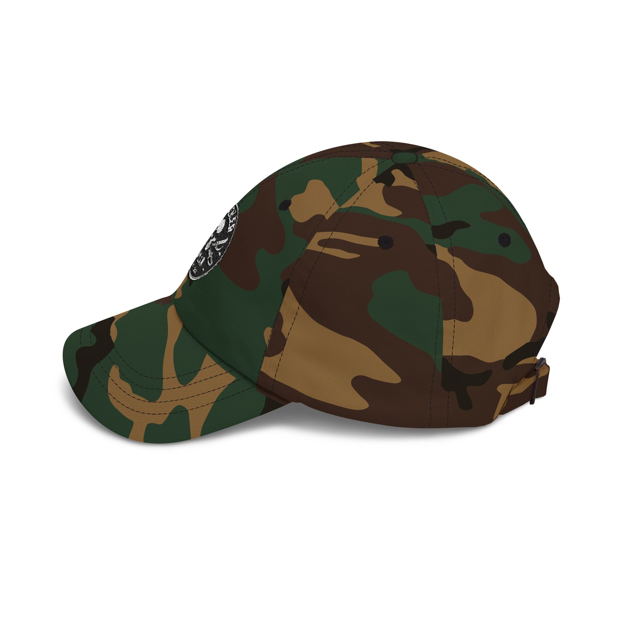 Camo Dad Cap - Swindler T Wear Skull Logo Hat