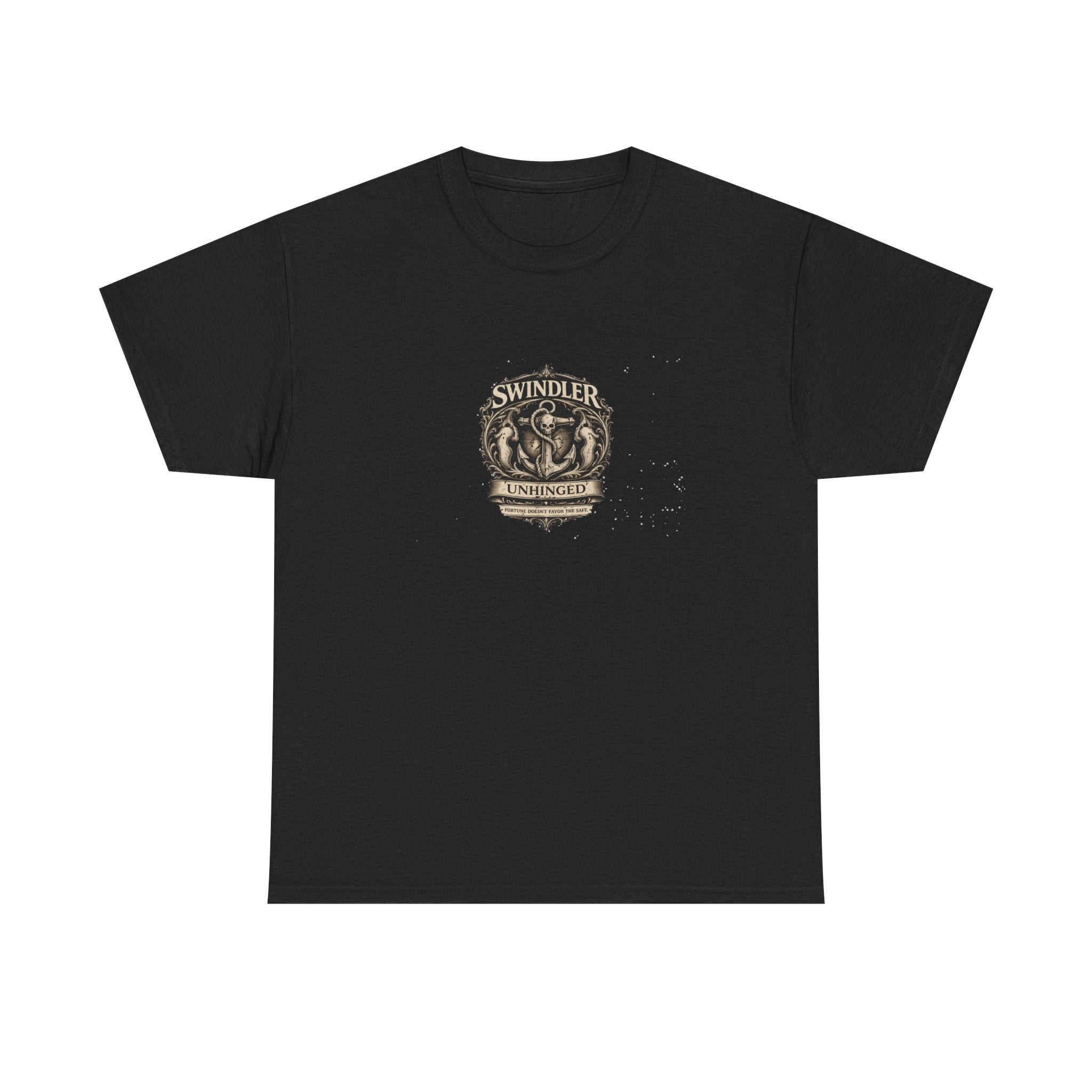 Swindler Distillery Vintage Crest T-Shirt - Retro Whiskey Logo Tee (Unisex)