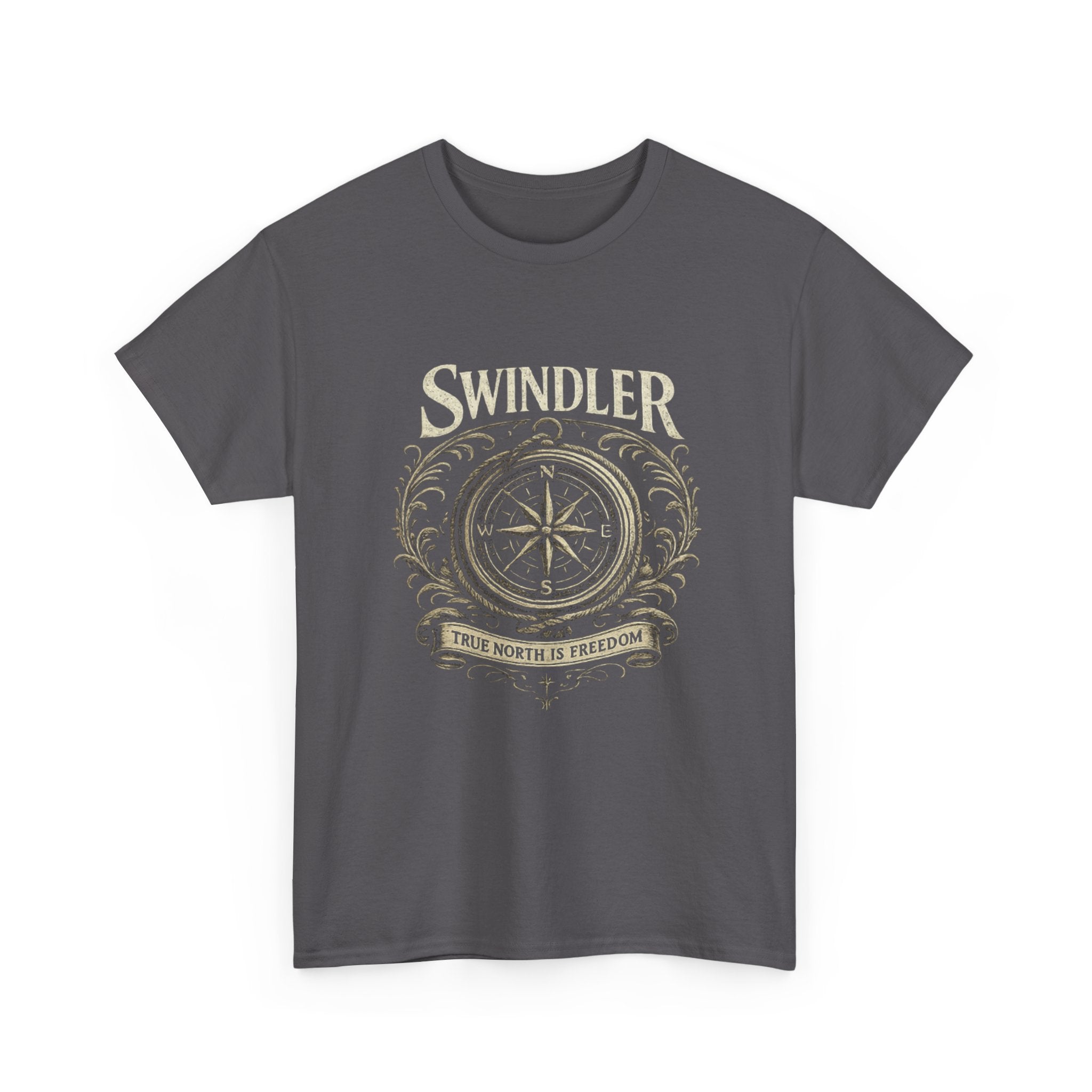 Swindler Compass Tee - Vintage Nautical Graphic T-Shirt (Unisex)
