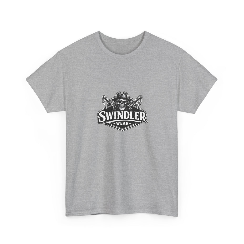 Swindler Wear Skull Logo T-Shirt - Vintage Graphic Tee (Unisex)