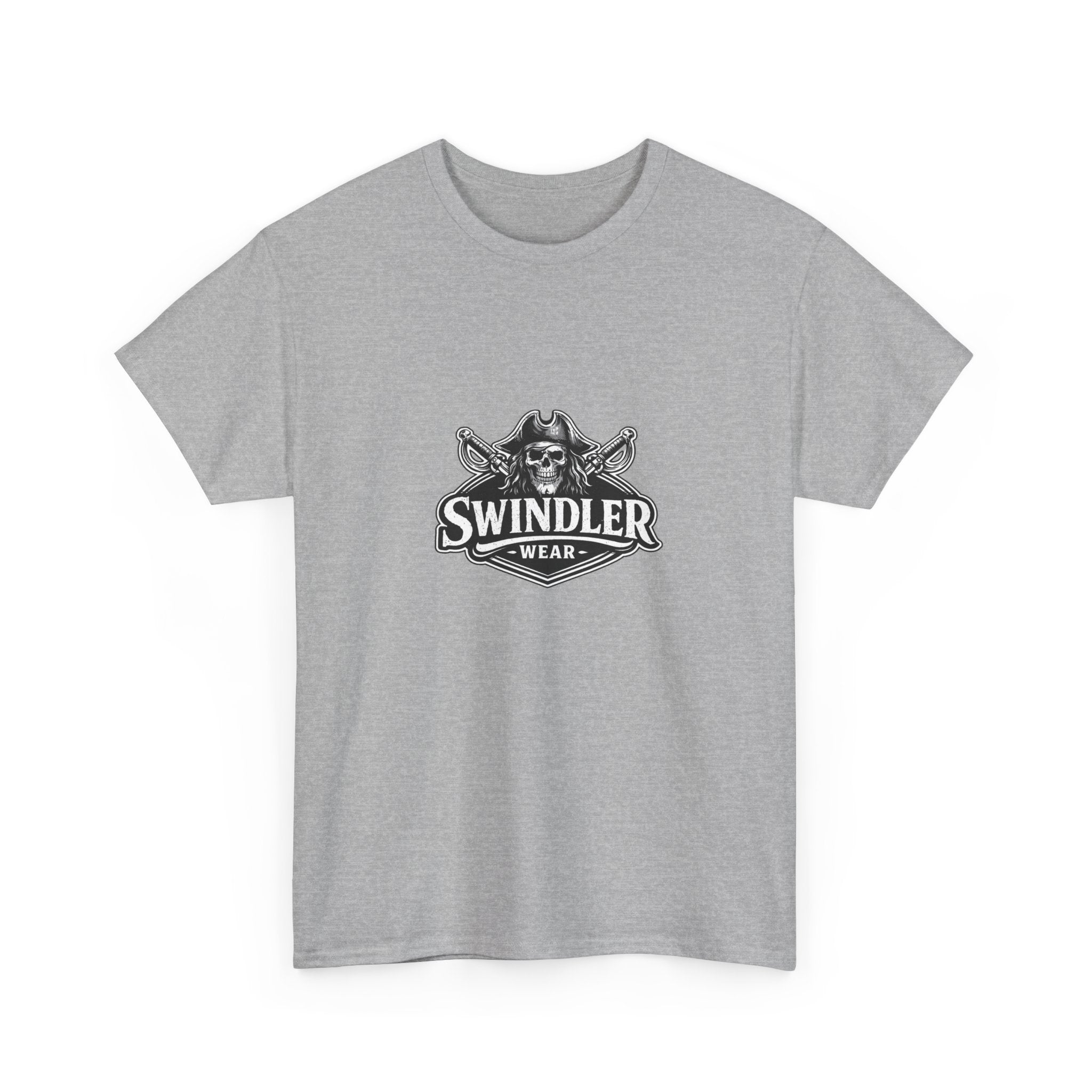 Swindler Wear Skull Logo T-Shirt - Vintage Graphic Tee (Unisex)