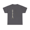 Swindler Skull Vertical Graphic Tee - Pirate-Inspired Vintage Skull & Swords T-Shirt (Unisex)