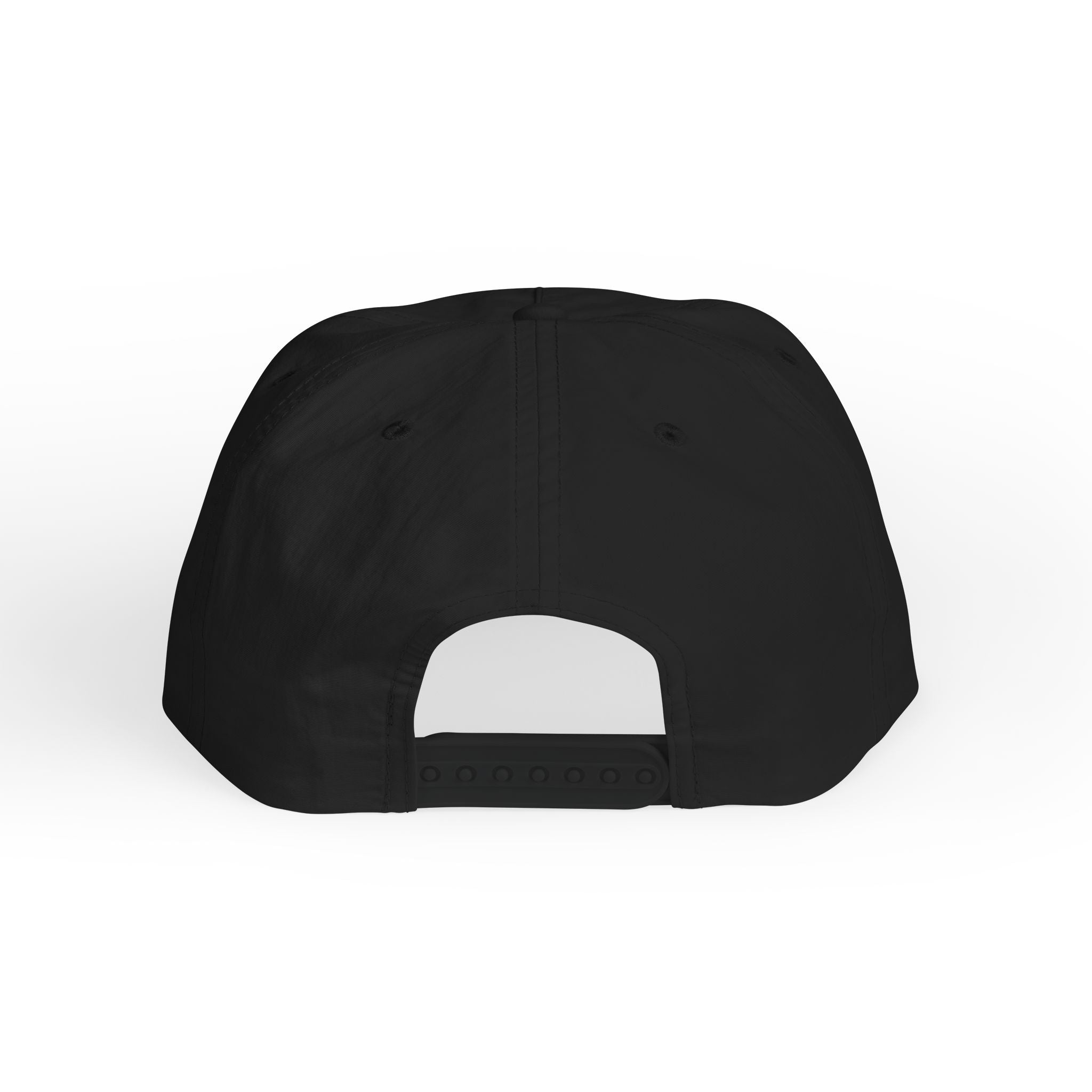 Swindler Embroidered Surf Cap - Black Skate-Style Snapback Hat