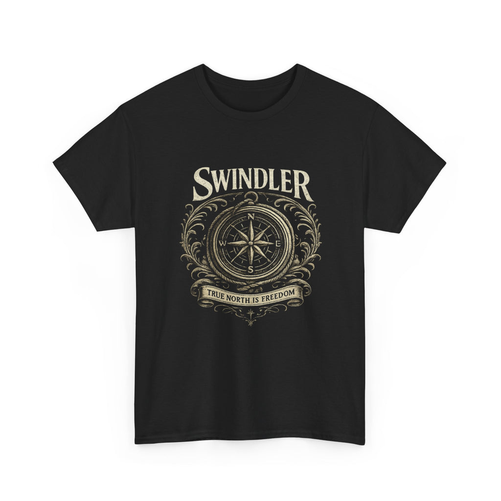Swindler Compass Tee - Vintage Nautical Graphic T-Shirt (Unisex)