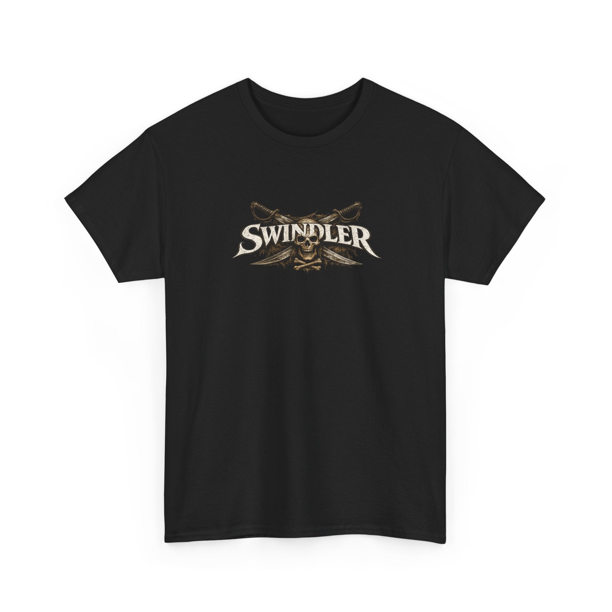Swindler Pirate Skull Tee - Vintage Nautical Skull T-Shirt (Unisex)