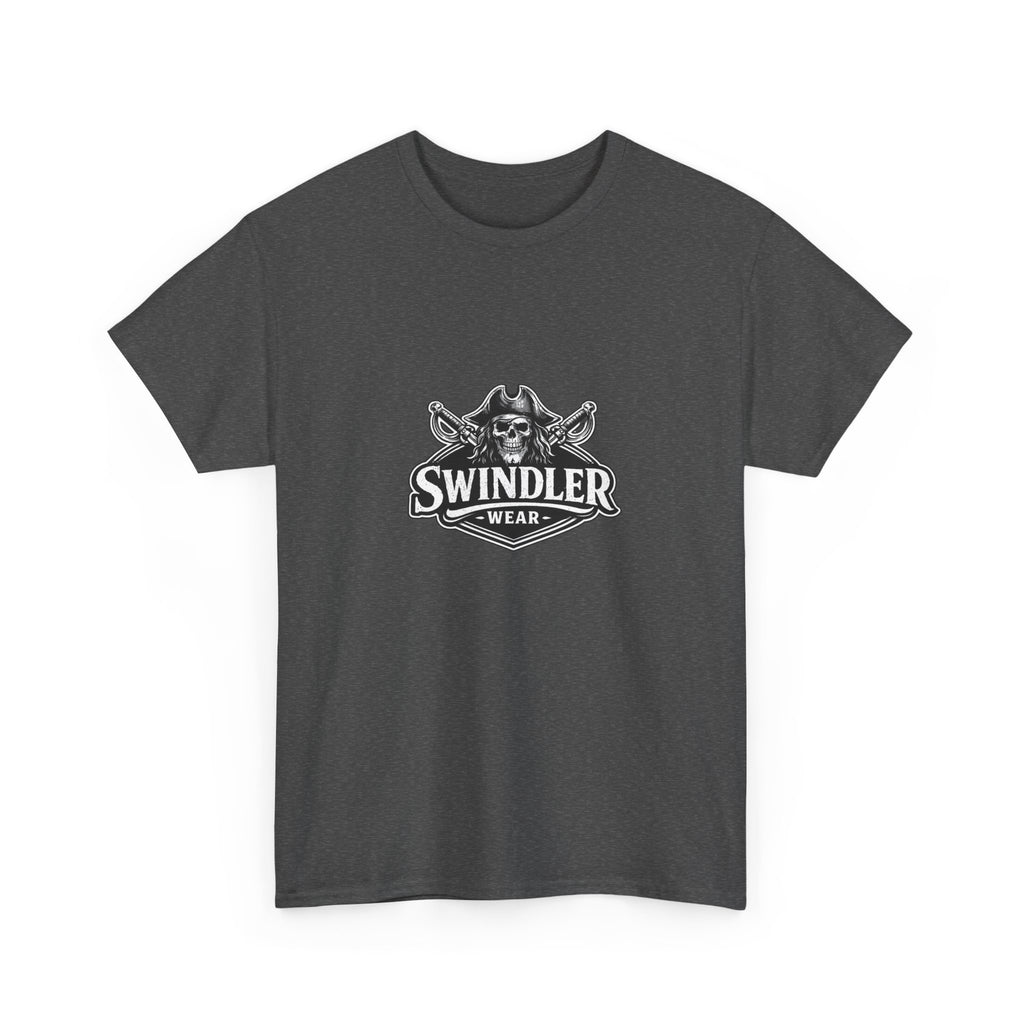 Swindler Wear Skull Logo T-Shirt - Vintage Graphic Tee (Unisex)