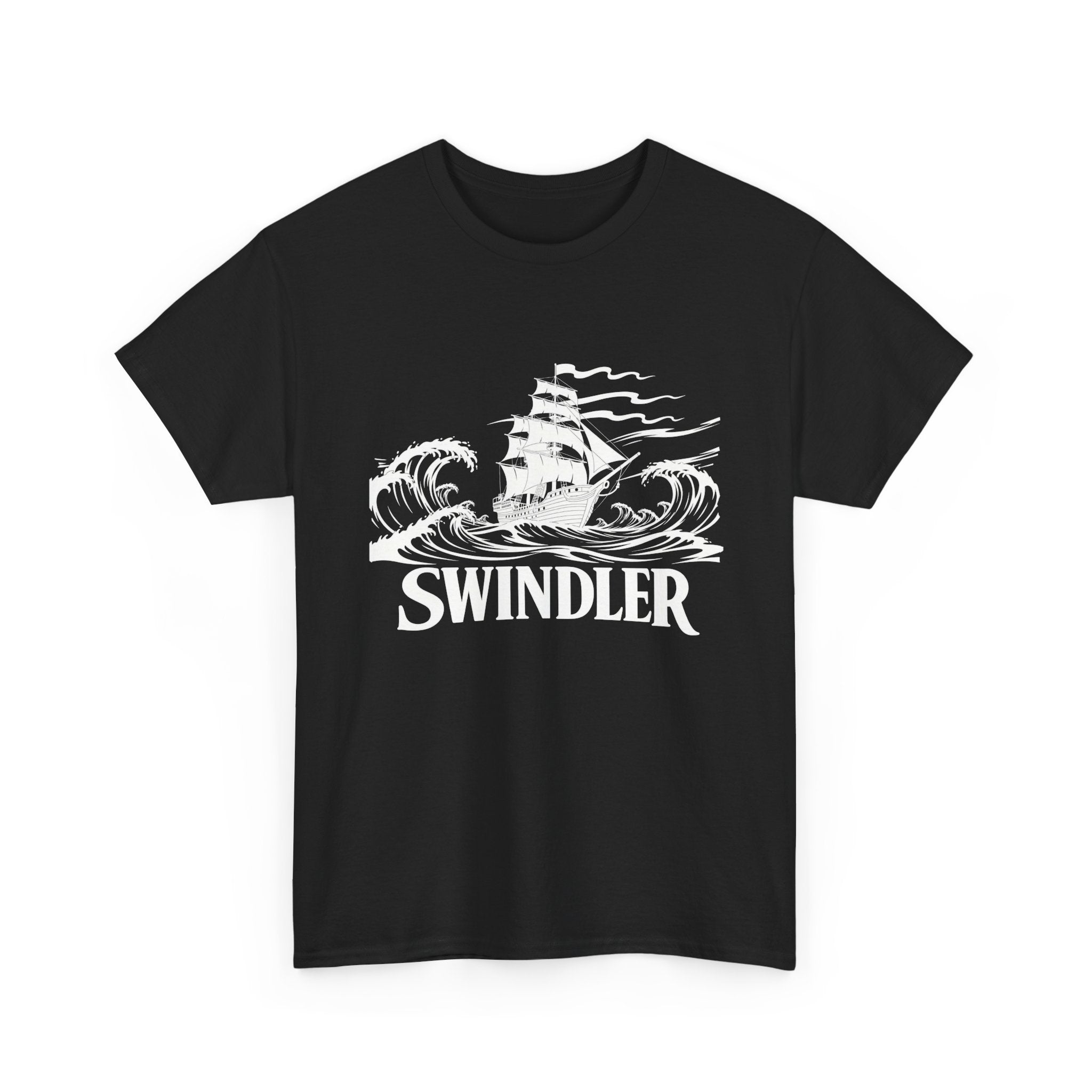 Swindler Pirate Ship T‑Shirt - Vintage Ship Graphic Tee (Unisex)