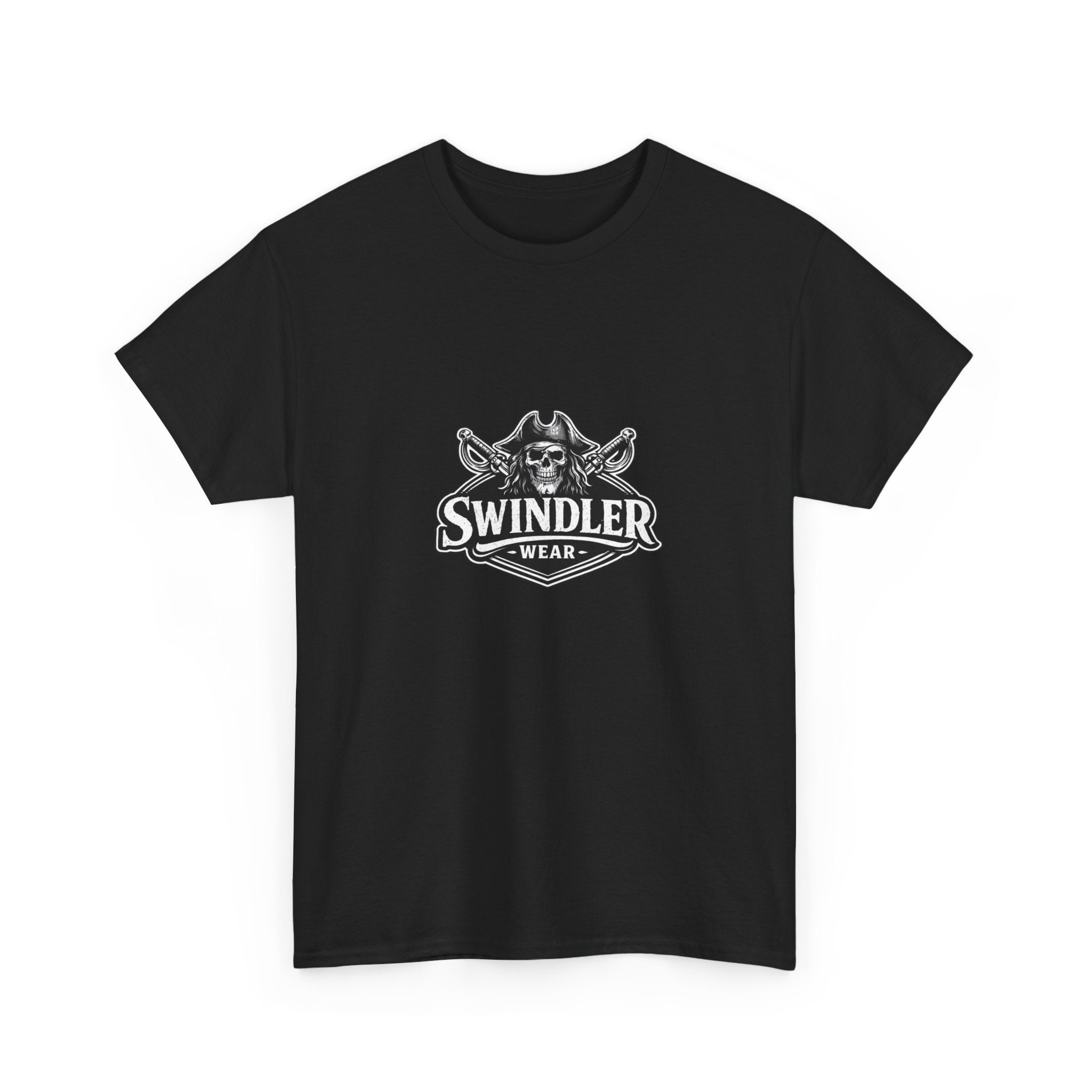 Swindler Wear Skull Logo T-Shirt - Vintage Graphic Tee (Unisex)