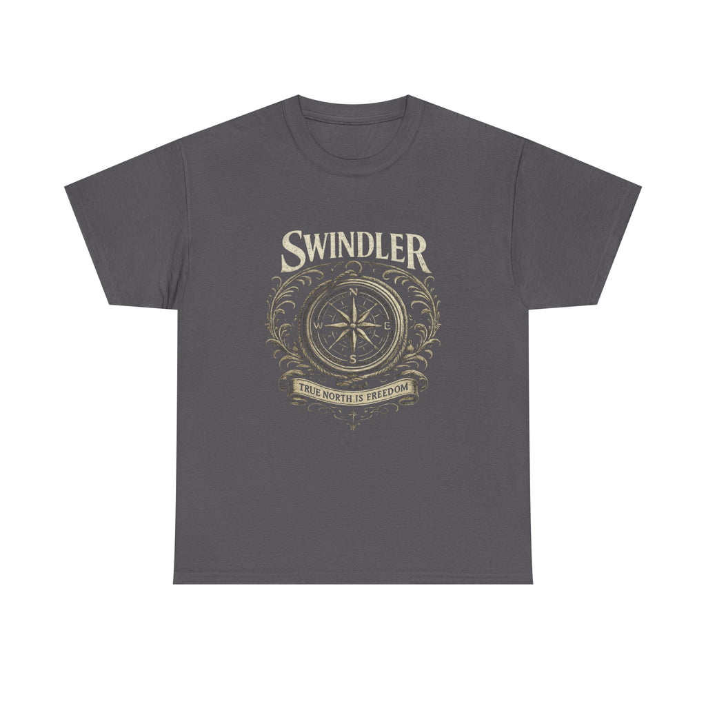 Swindler Compass Tee - Vintage Nautical Graphic T-Shirt (Unisex)