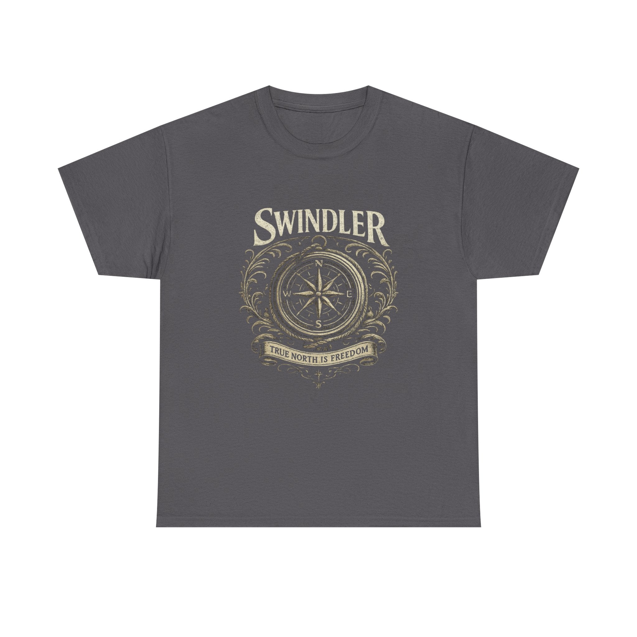 Swindler Compass Tee - Vintage Nautical Graphic T-Shirt (Unisex)
