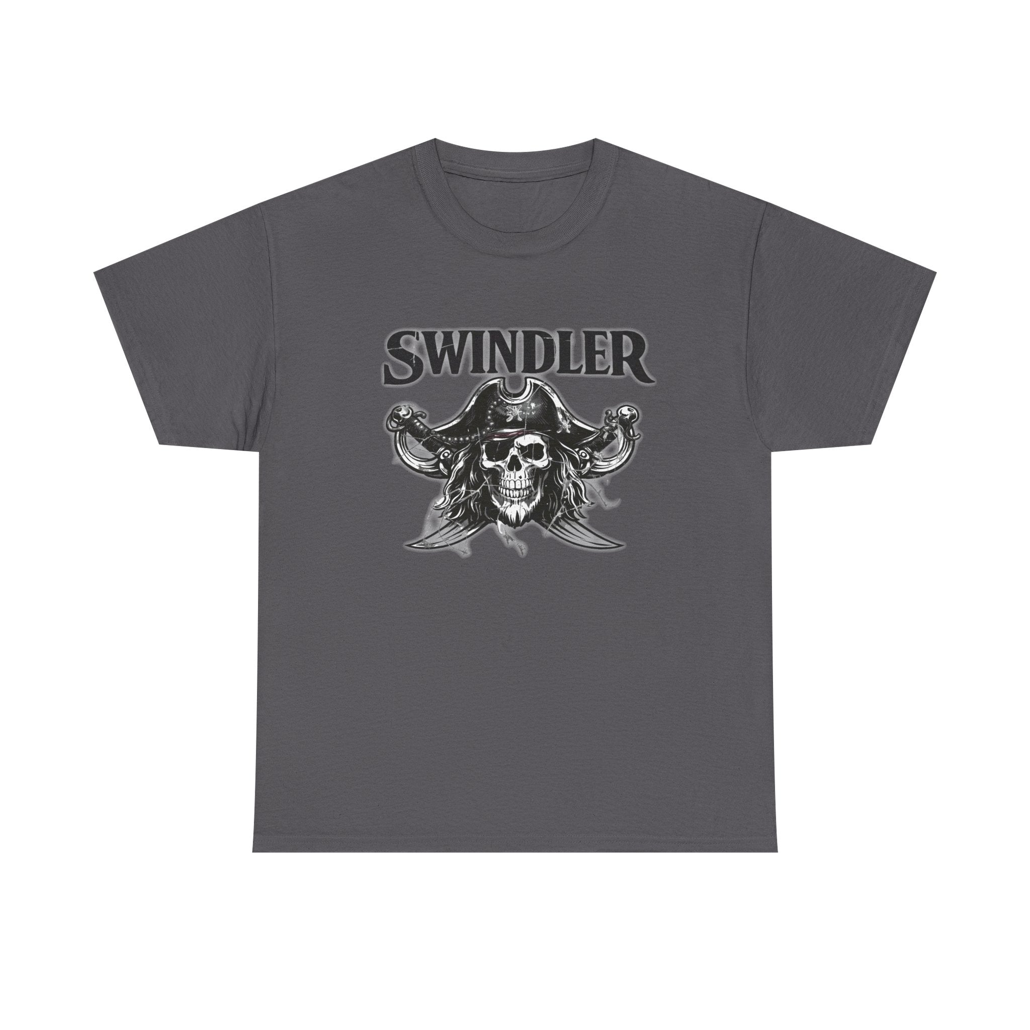 Skull Pirate 'Swindler' Tee - Vintage Skull T-Shirt (Unisex)