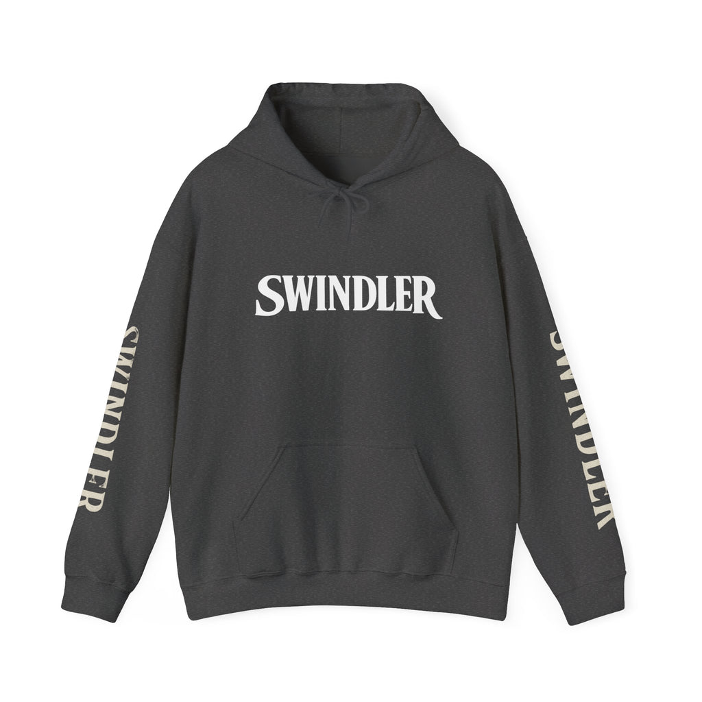 Swindler Pirate Skull Hoodie - Gothic Skull Graphic Sweatshirt (Swindler Sleeves)