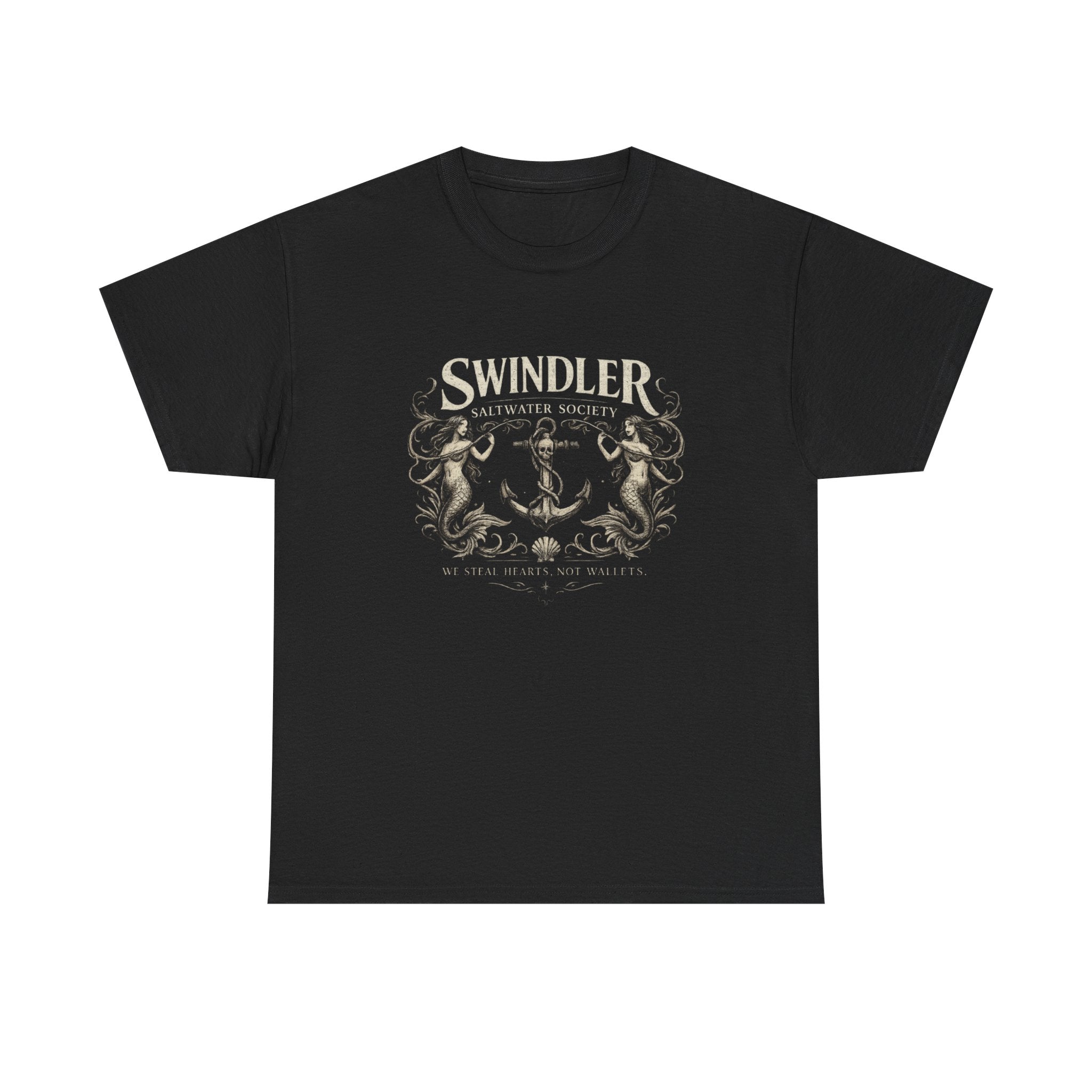 T-Shirt - Swindler Saltwater Society Vintage Anchor Graphic Tee (Unisex)