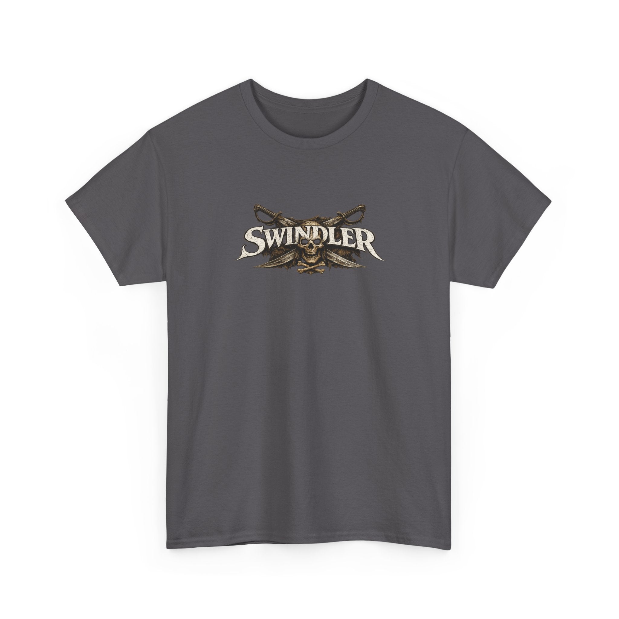 Swindler Pirate Skull Tee - Vintage Nautical Skull T-Shirt (Unisex)