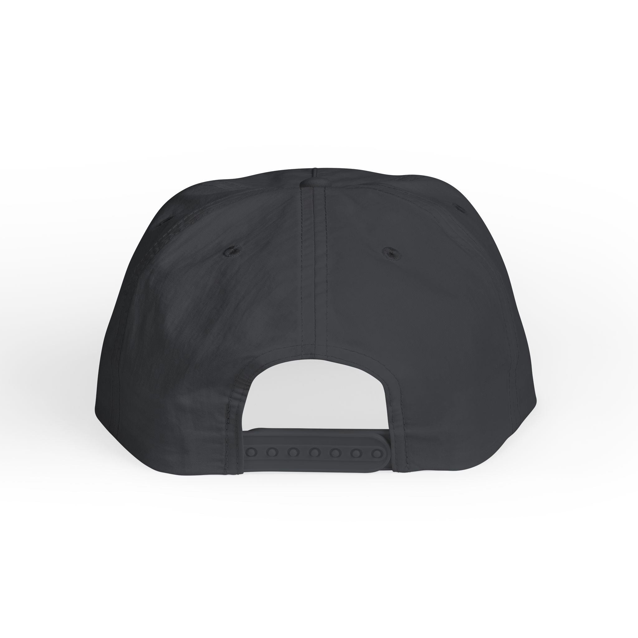 Swindler Embroidered Surf Cap - Black Skate-Style Snapback Hat