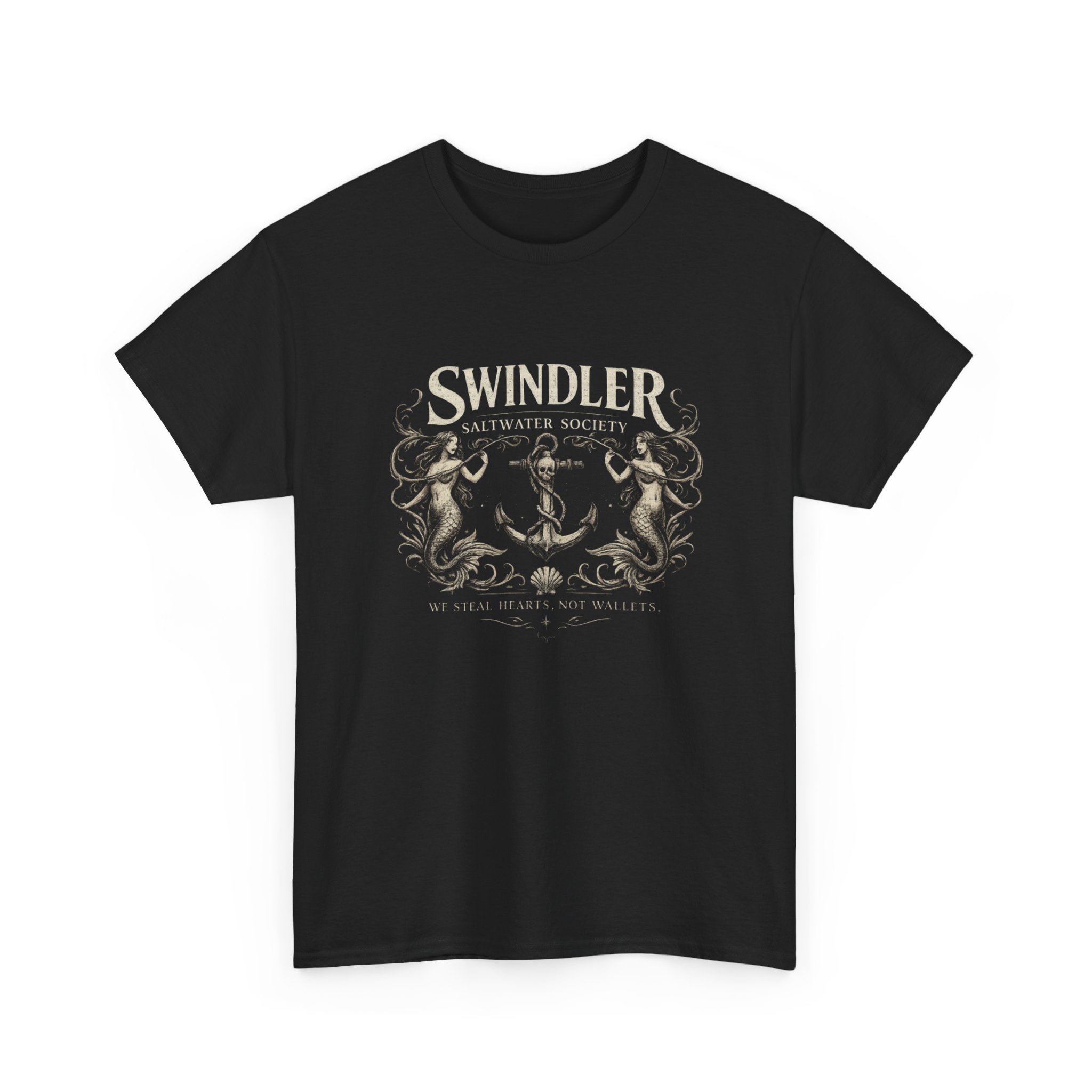 T-Shirt - Swindler Saltwater Society Vintage Anchor Graphic Tee (Unisex)