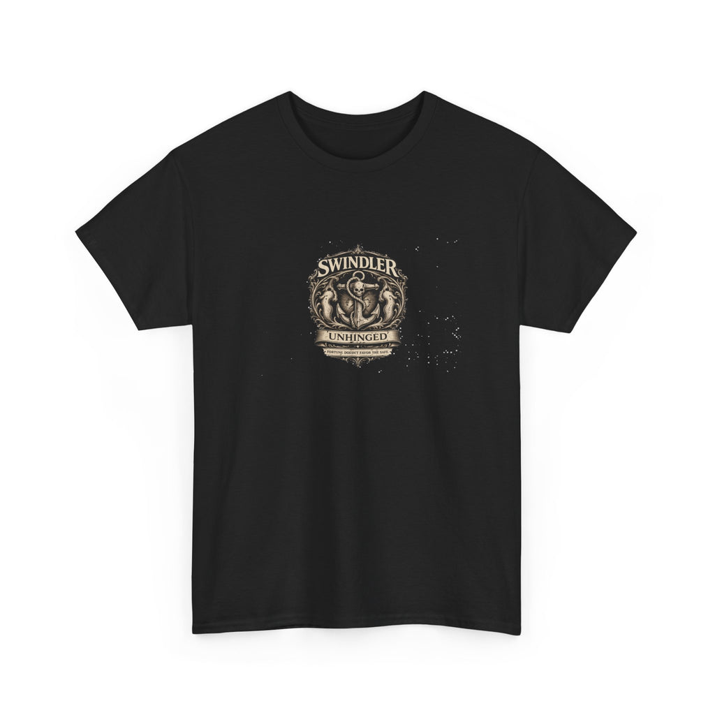 Swindler Distillery Vintage Crest T-Shirt - Retro Whiskey Logo Tee (Unisex)