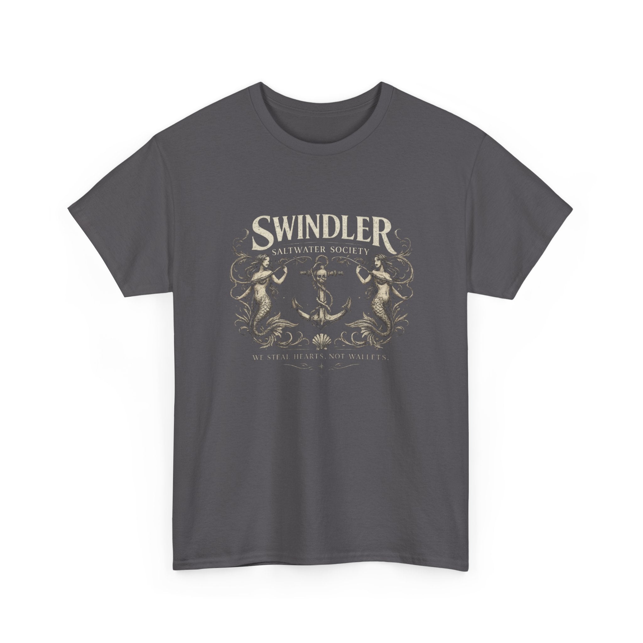 T-Shirt - Swindler Saltwater Society Vintage Anchor Graphic Tee (Unisex)