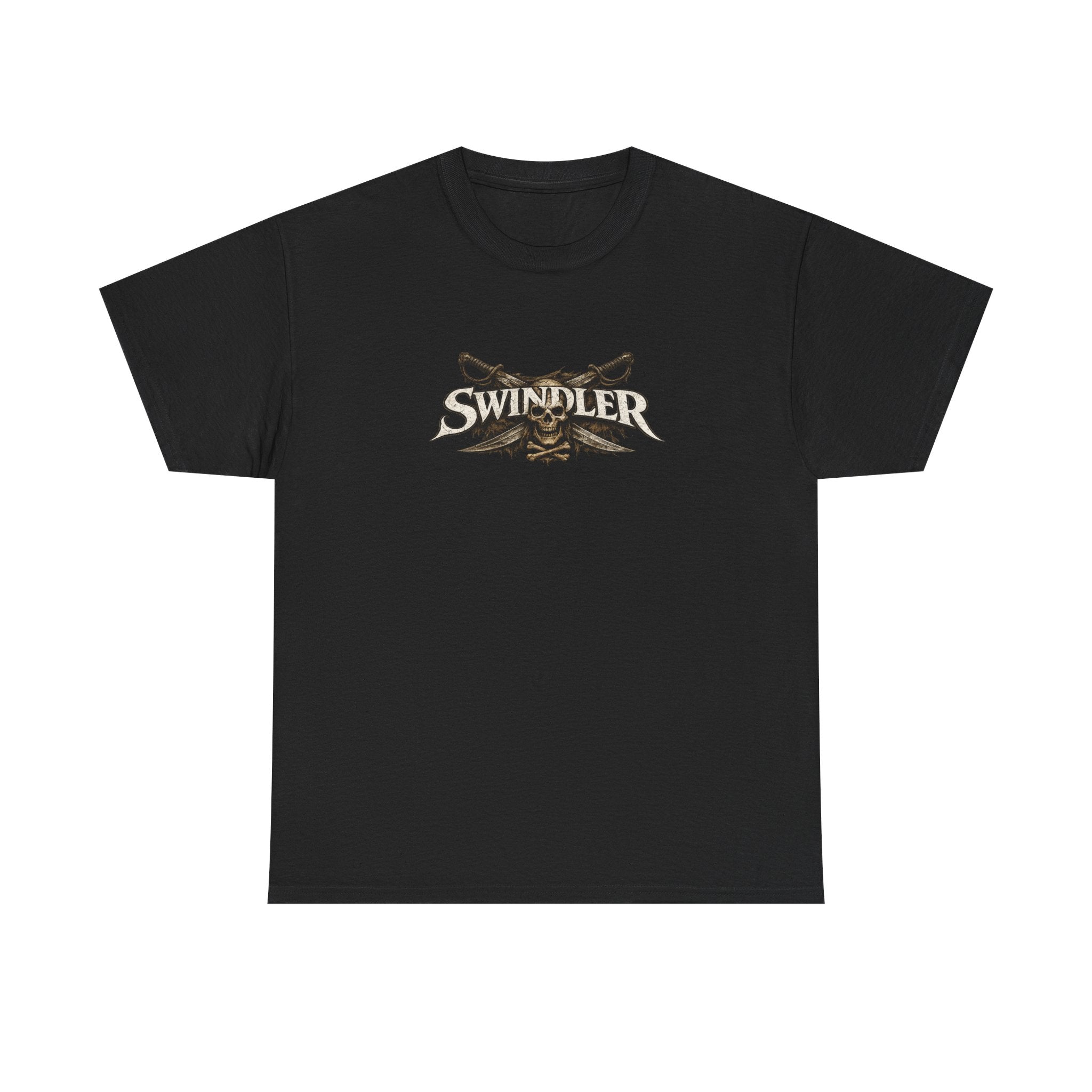 Swindler Pirate Skull Tee - Vintage Nautical Skull T-Shirt (Unisex)