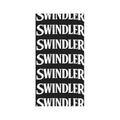 Swindler Repeat Pattern Neck Gaiter – Black Graphic Face Covering