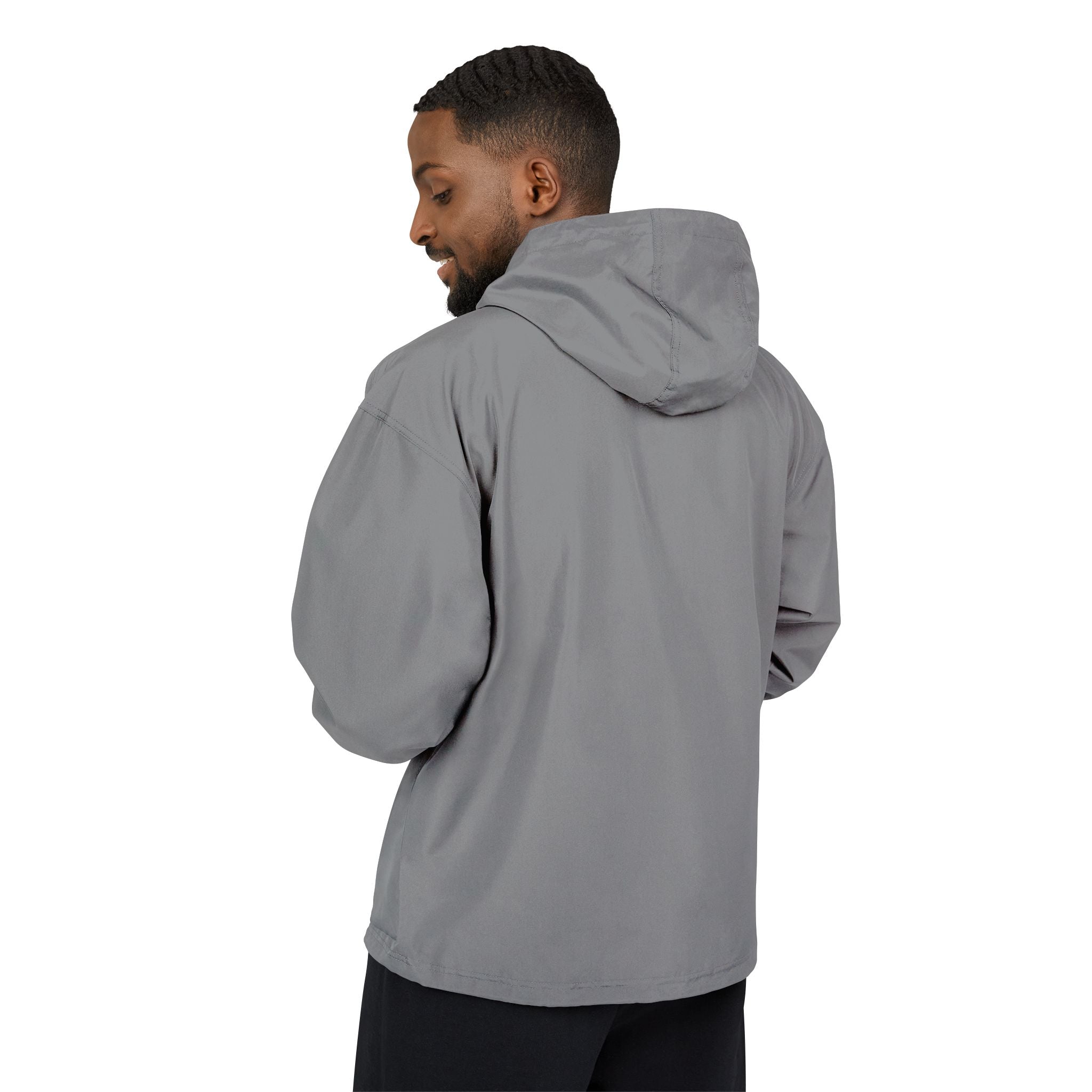 Champion Packable Anorak Jacket - Black & White Swindler 2025 Chest Logo (Unisex)